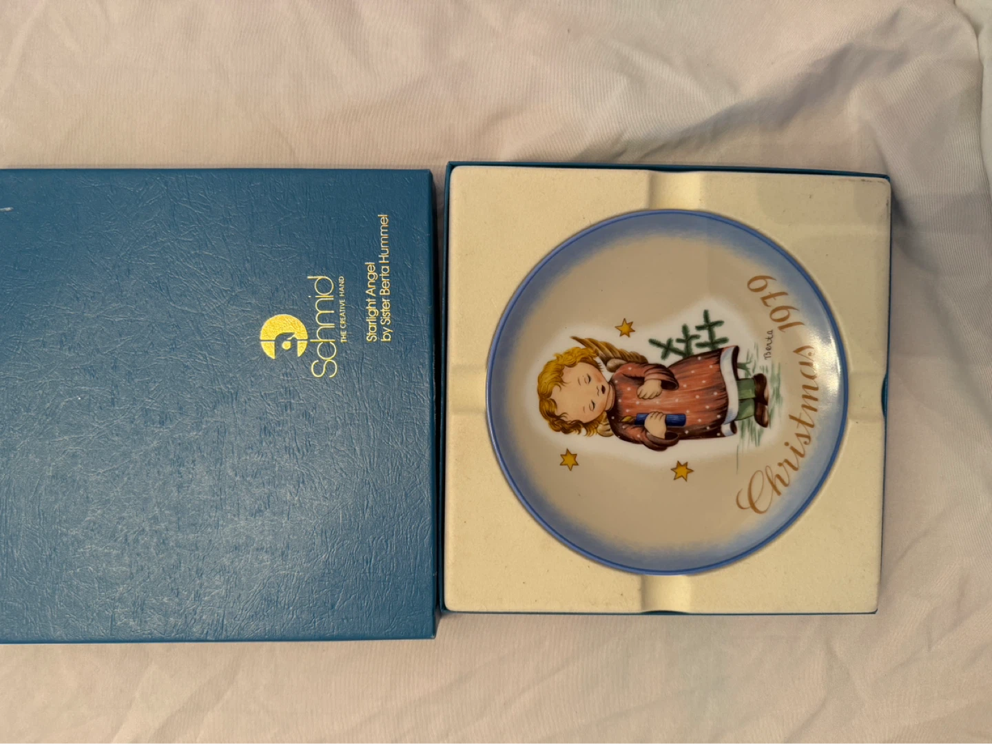 Schmid Starlight Angel 1979 Christmas Plate