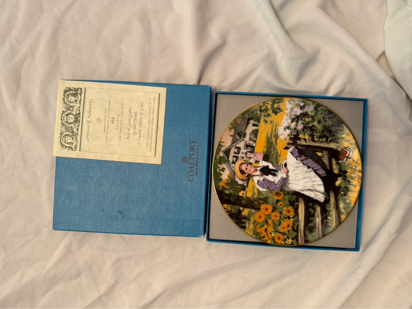 Coalport Anne of Green Gables Collector Plate
