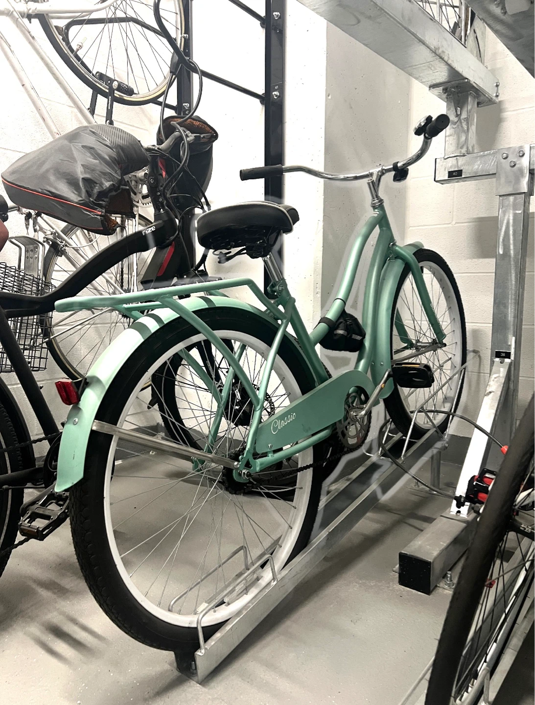 Mint Green Cruiser Bicycle