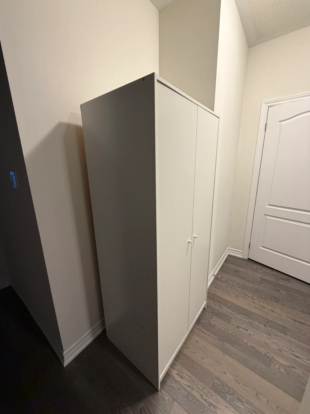 IKEA KLEPPSTAD Wardrobe closet 2 doors, white - photo 3