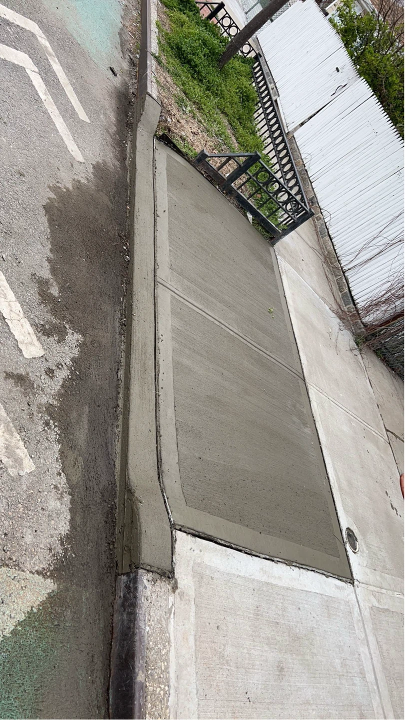 Freshly Poured Concrete Sidewalk & Steps - photo 2