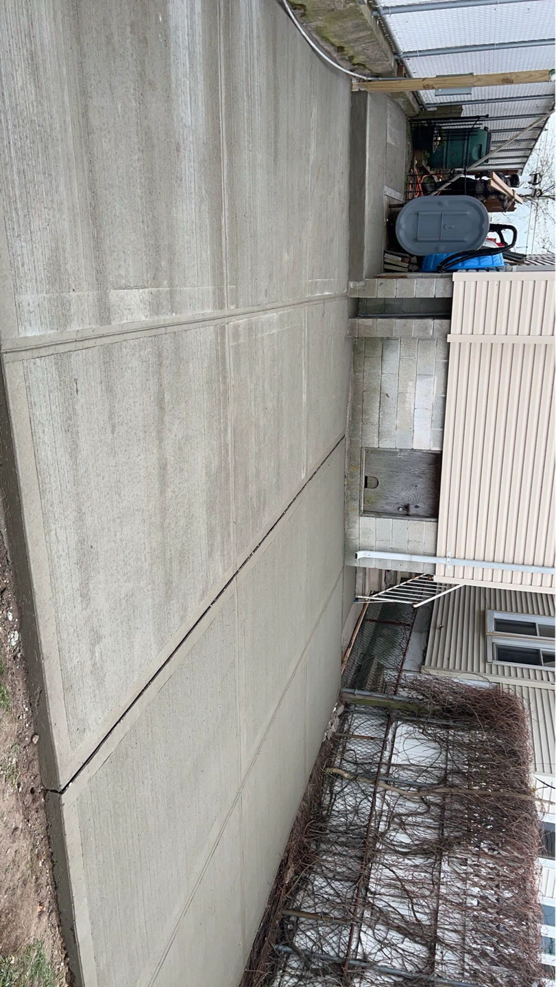 Freshly Poured Concrete Sidewalk & Steps