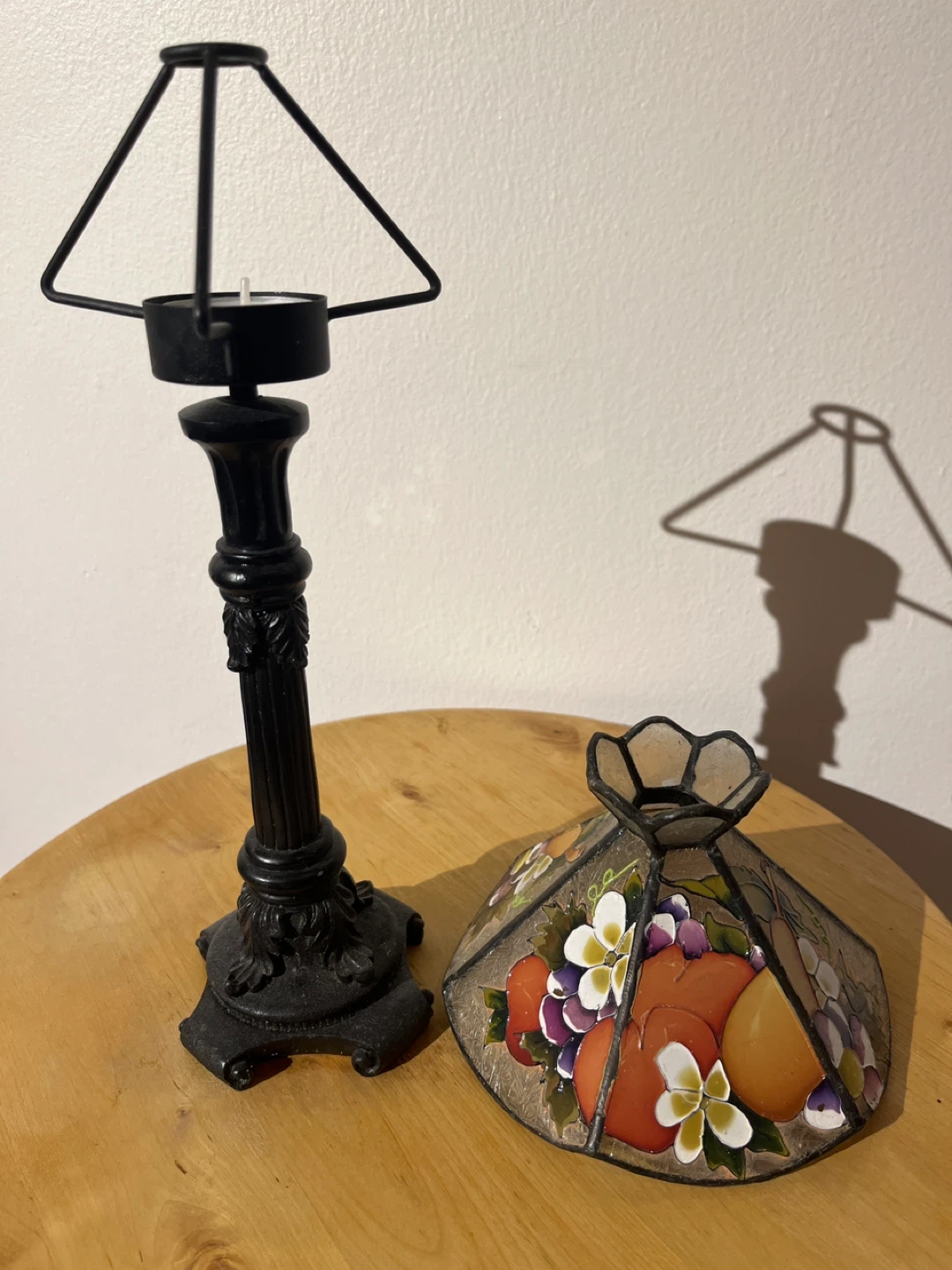 Popular Creations Stained Glass Fruit Candle Holder - photo 3