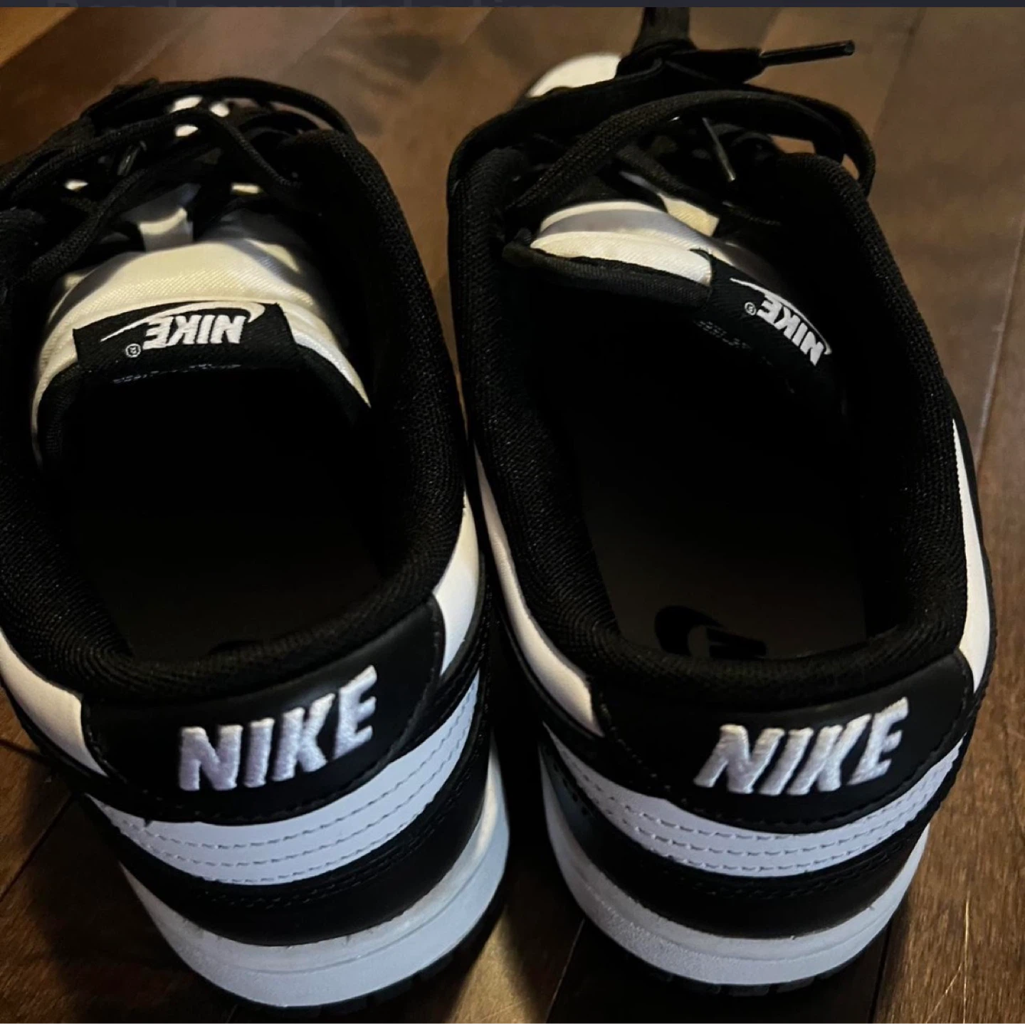 Nike Dunk Low Black White Sneakers - photo 2