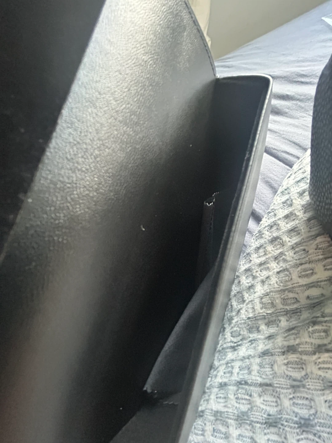 Chrome Hearts Black Leather Glasses Case - photo 2