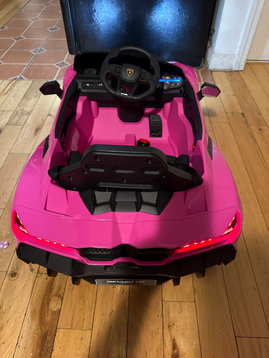 Kids Pink Ride-On Sports Car - photo 2