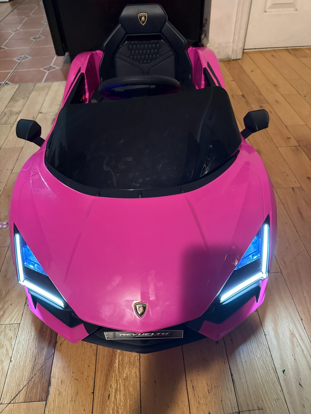 Kids Pink Ride-On Sports Car