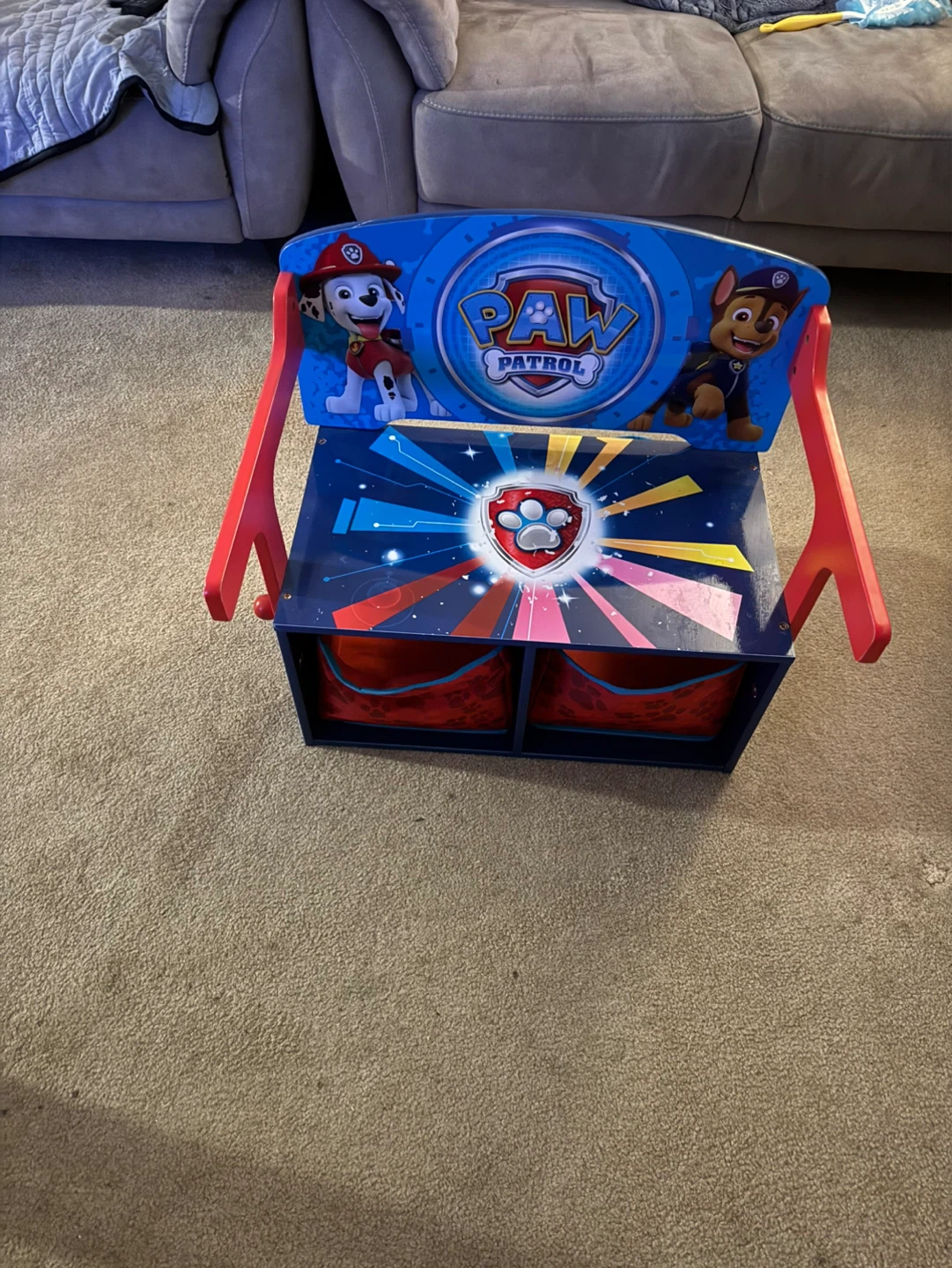 Paw Patrol Kids Desk with Storage Bins - photo 3