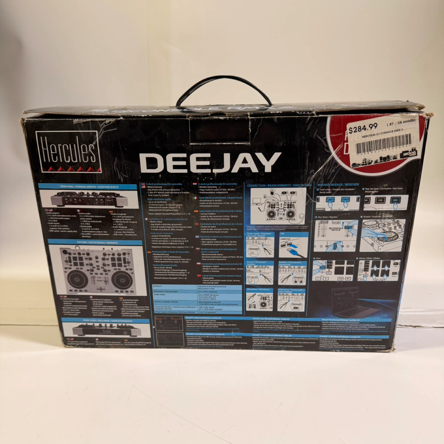 Hercules DJ Console RMX 2 w/ Case & Box Like Brand New - photo 4