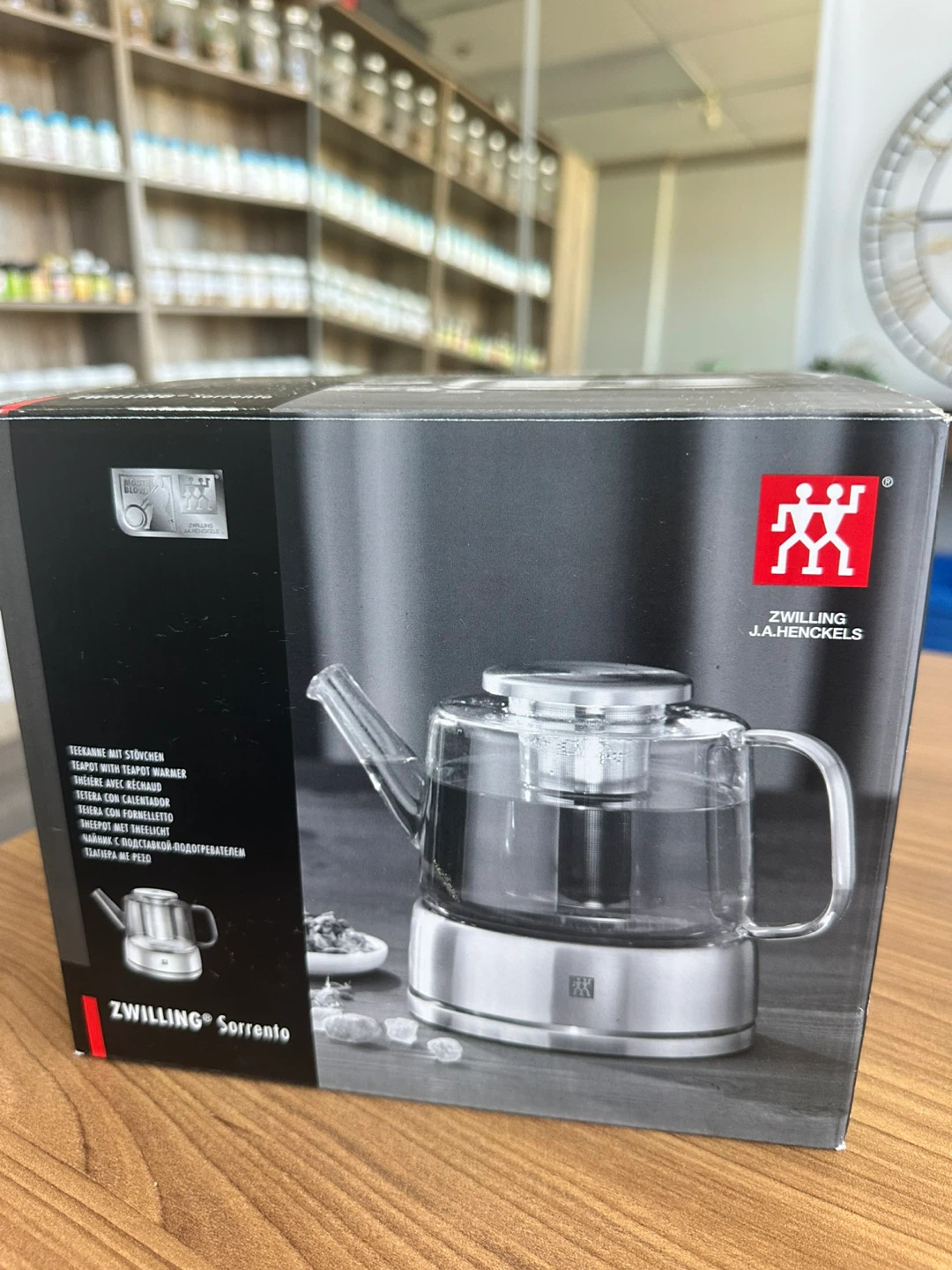 ZWILLING Sorrento Glass Teapot with Tea Warmer