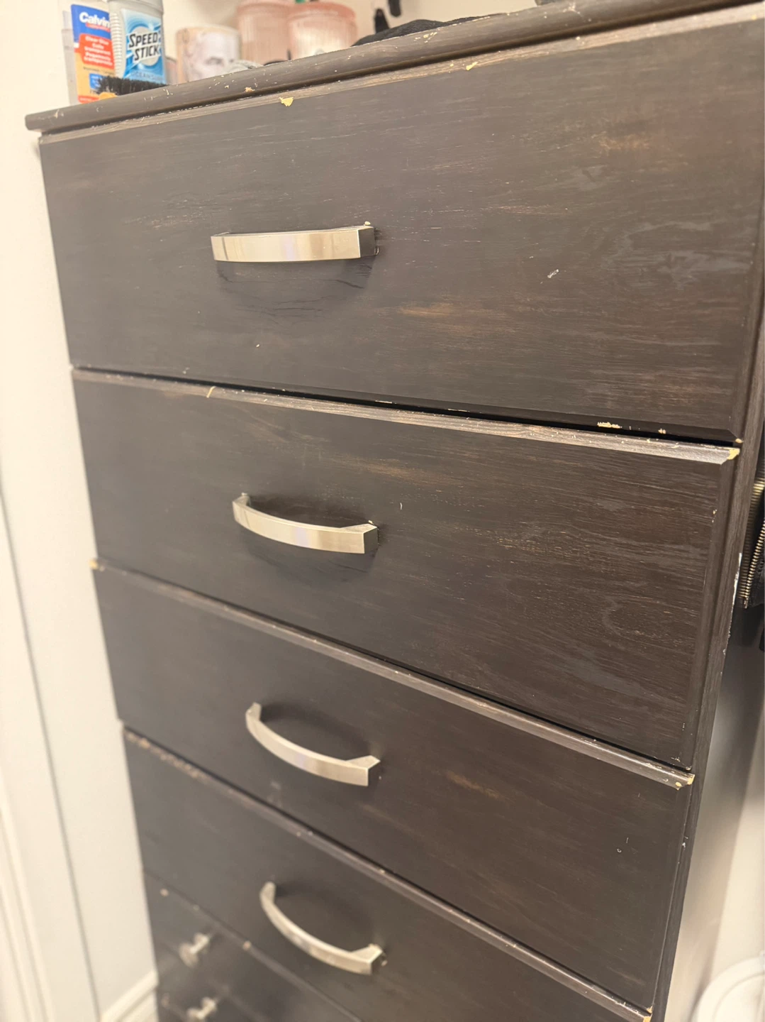 Dark Wood 5-Drawer Dresser - photo 2