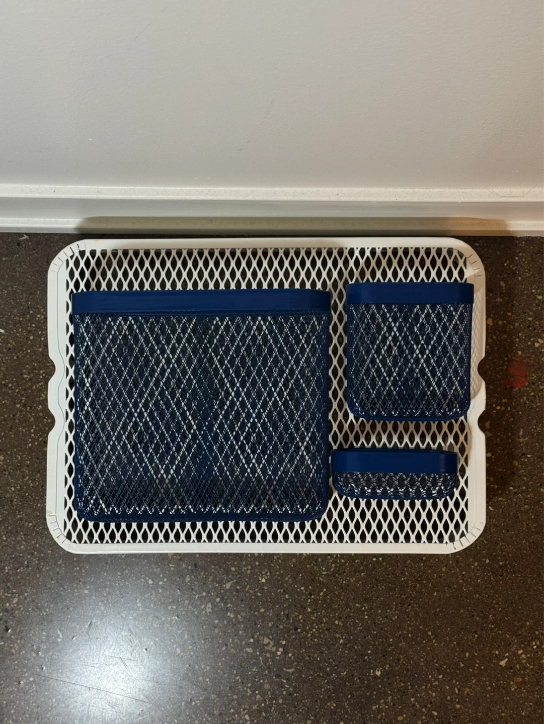 [Moving Sale] IKEA SKÅDIS Mesh Storage Baskets (Set of 3)