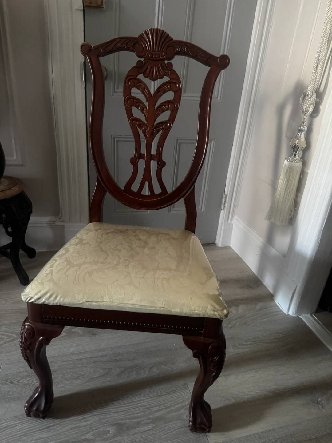 Vintage Wood Dining Chairs - photo 3