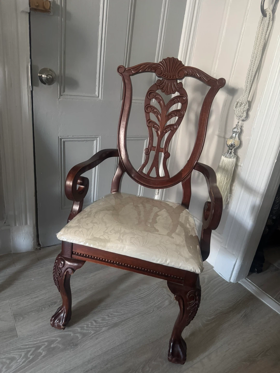 Vintage Wood Dining Chairs