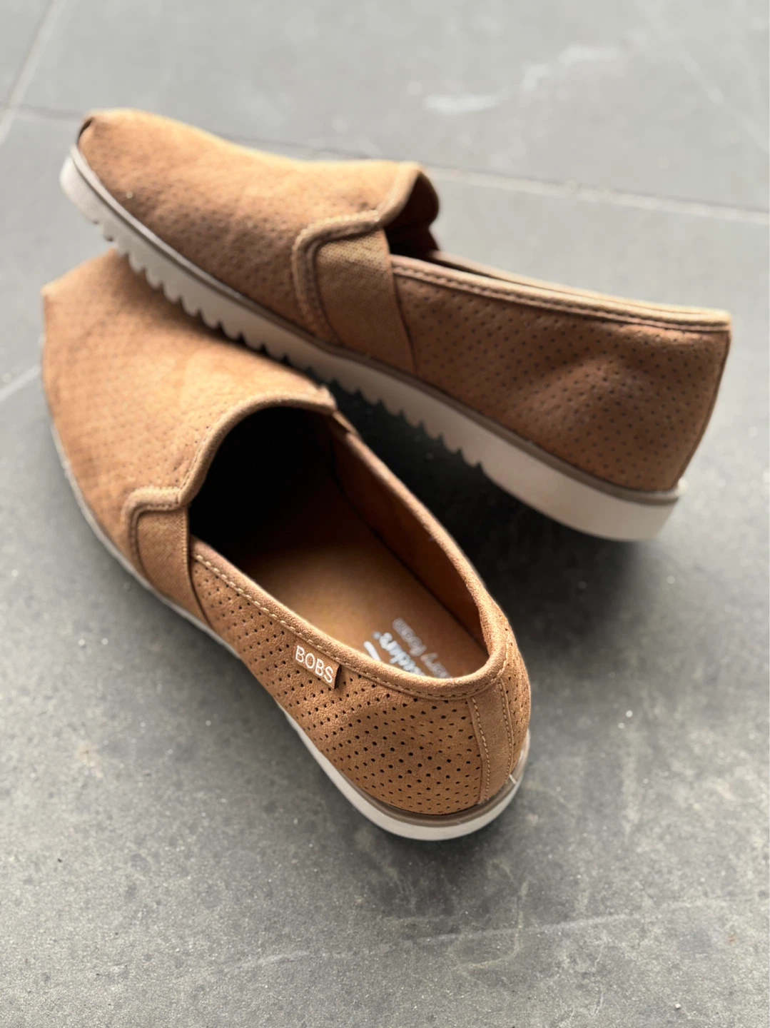 BOBS by Skechers Women's Slip-On Shoes - Tan - Size 6.5 - photo 2