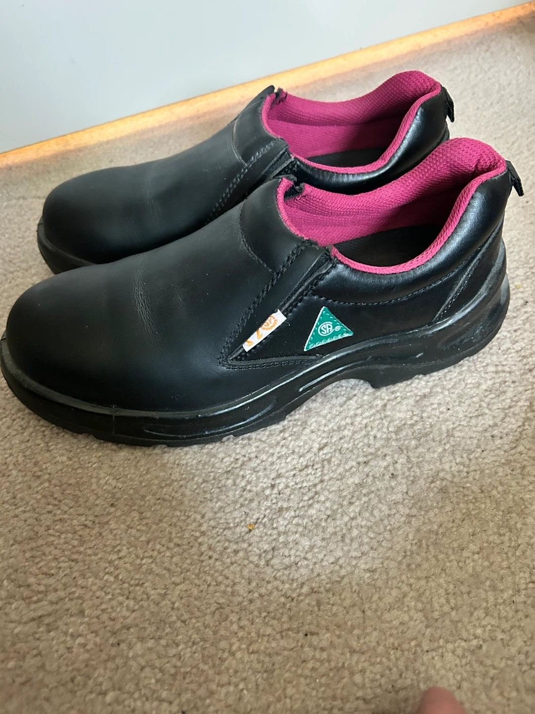 Black Slip-On Safety Shoes - photo 2