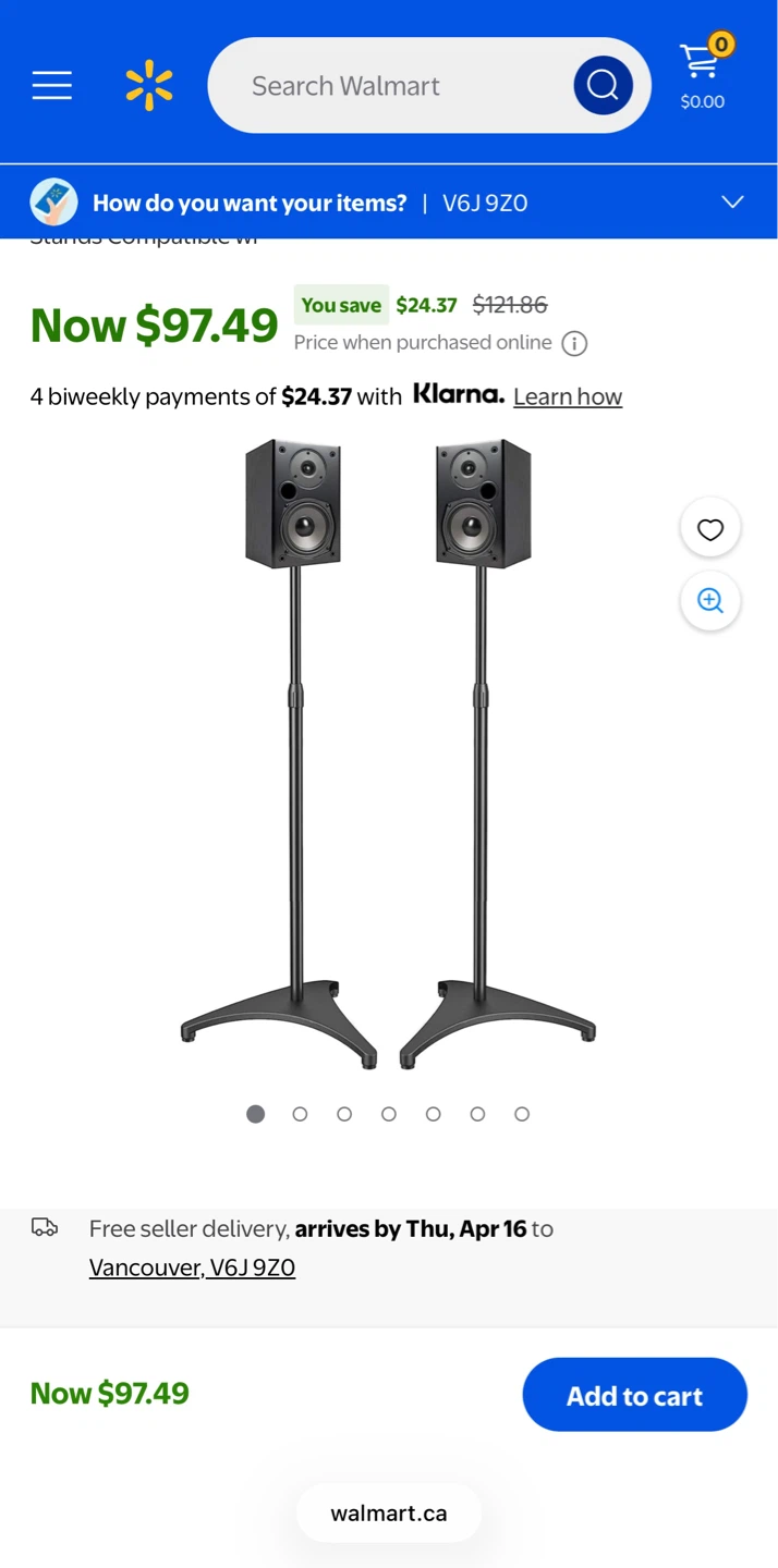 Adjustable Speaker Stands Pair