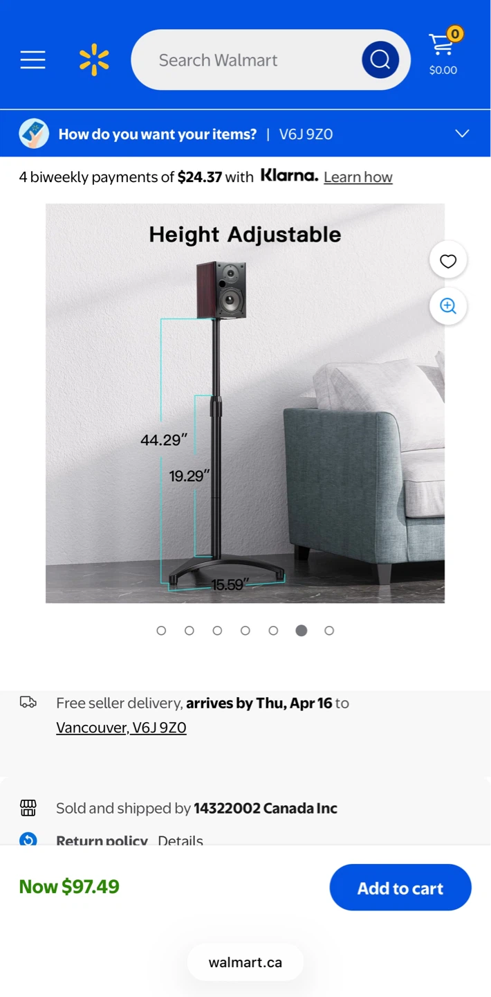 Adjustable Speaker Stands Pair - photo 4