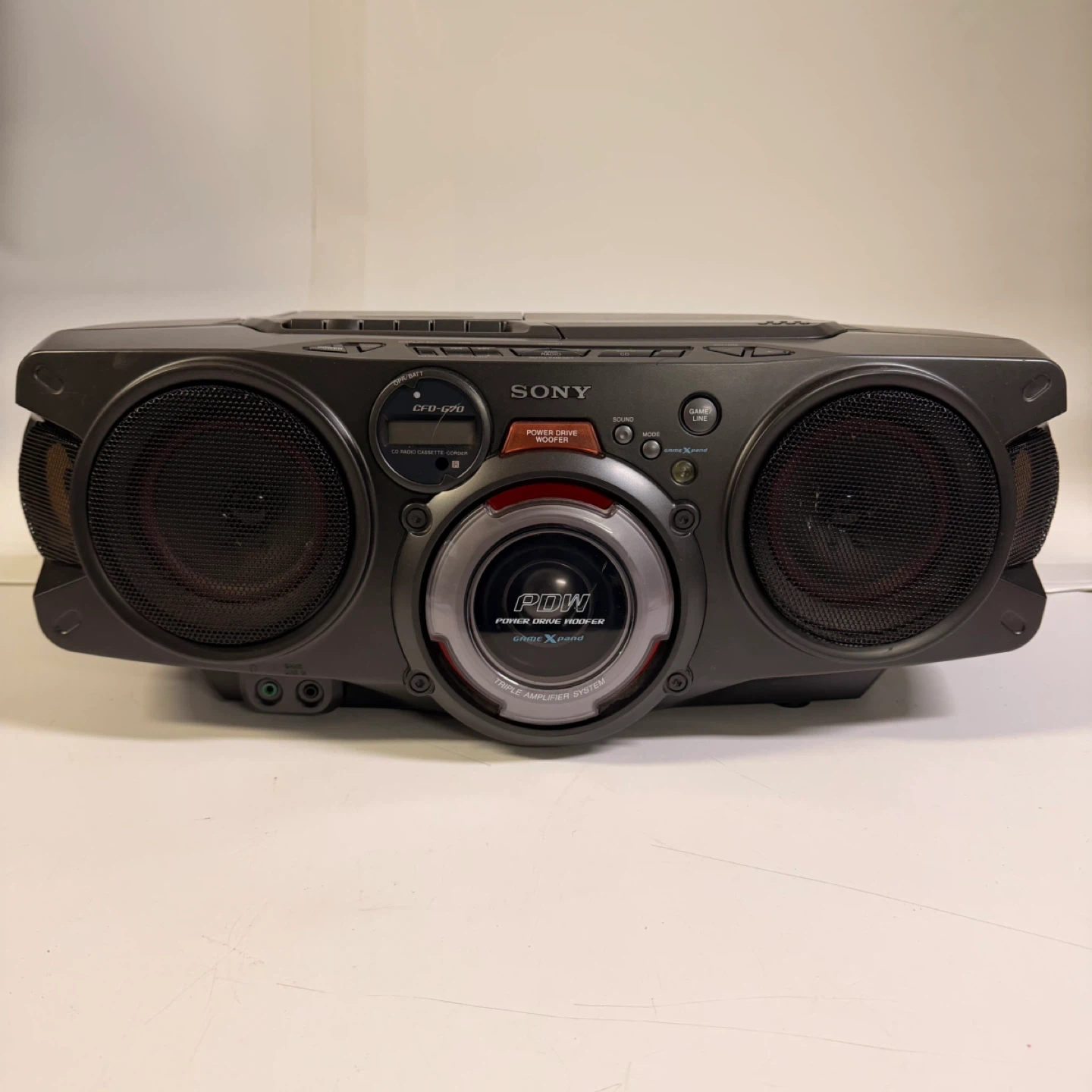 Sony CFD-G70 Boombox CD Radio Cassette Player