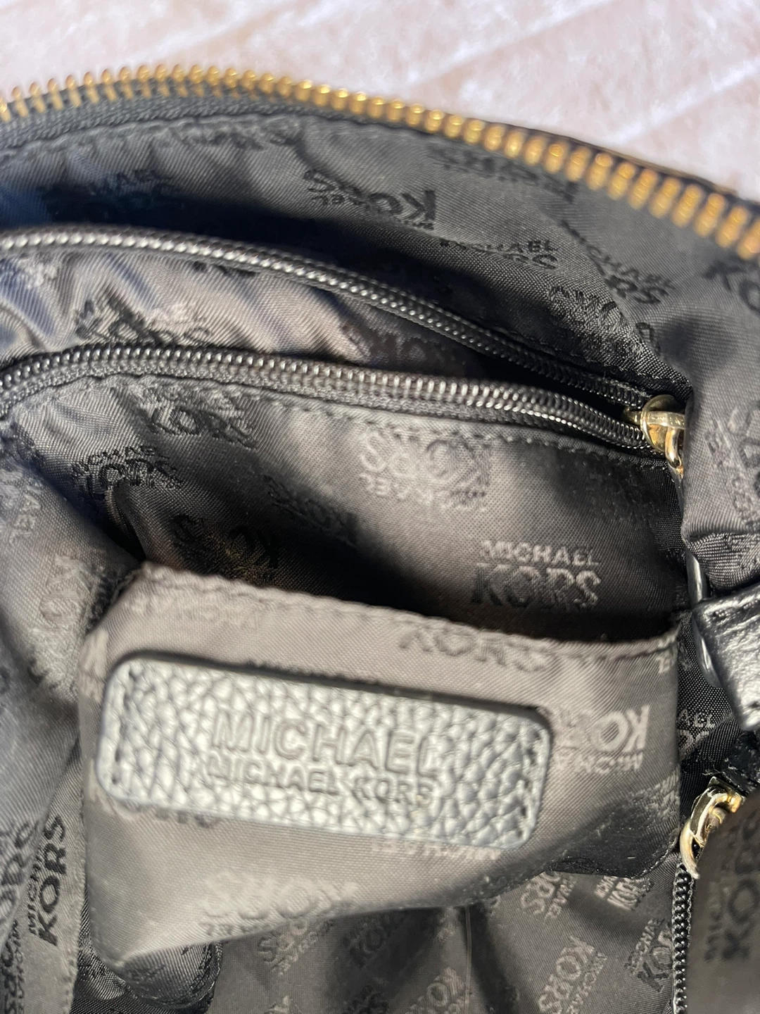 Michael Kors Black Leather Hobo Bag and Wallet Set - photo 2