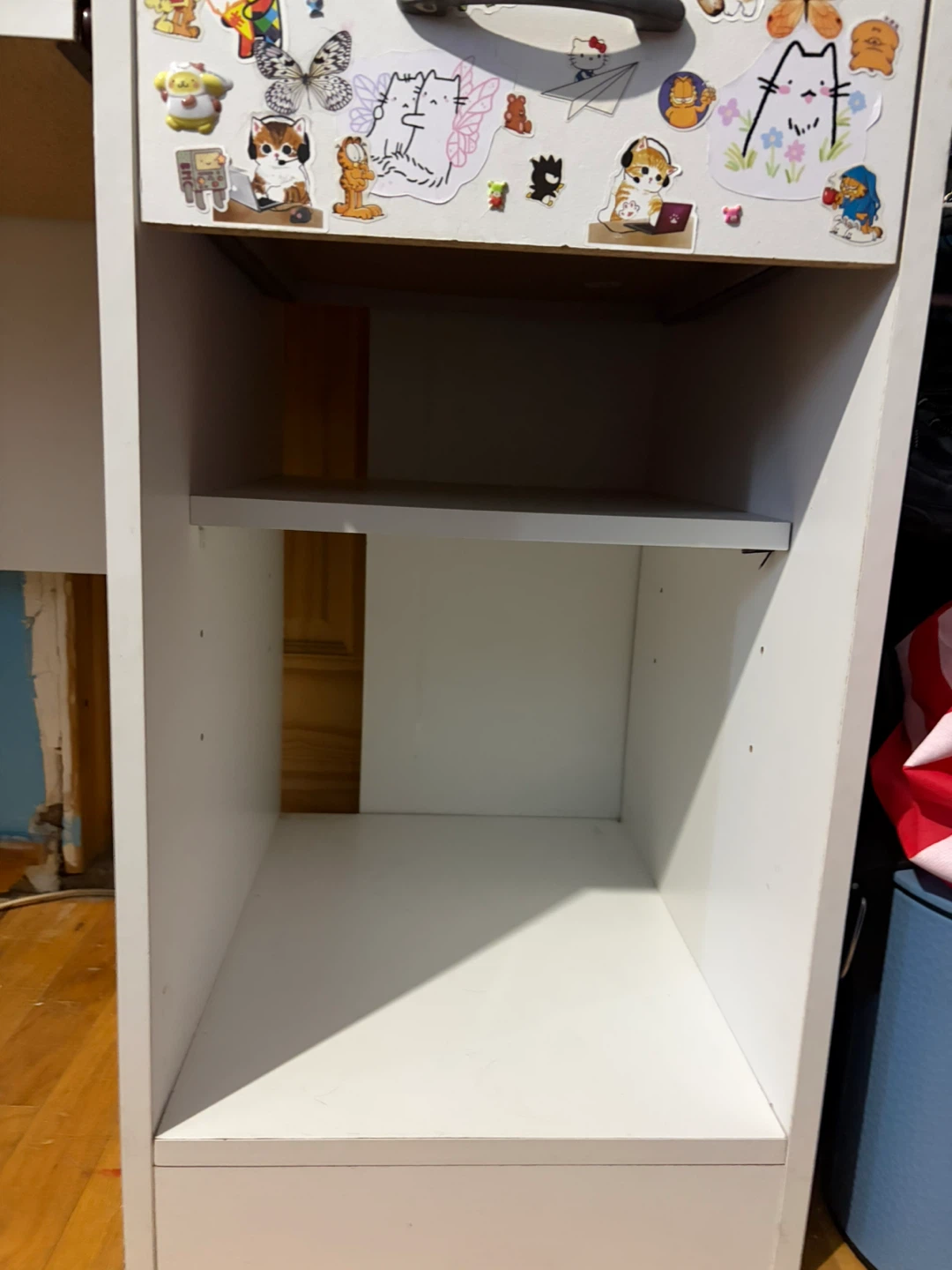 White desk with sticker drawer - photo 5