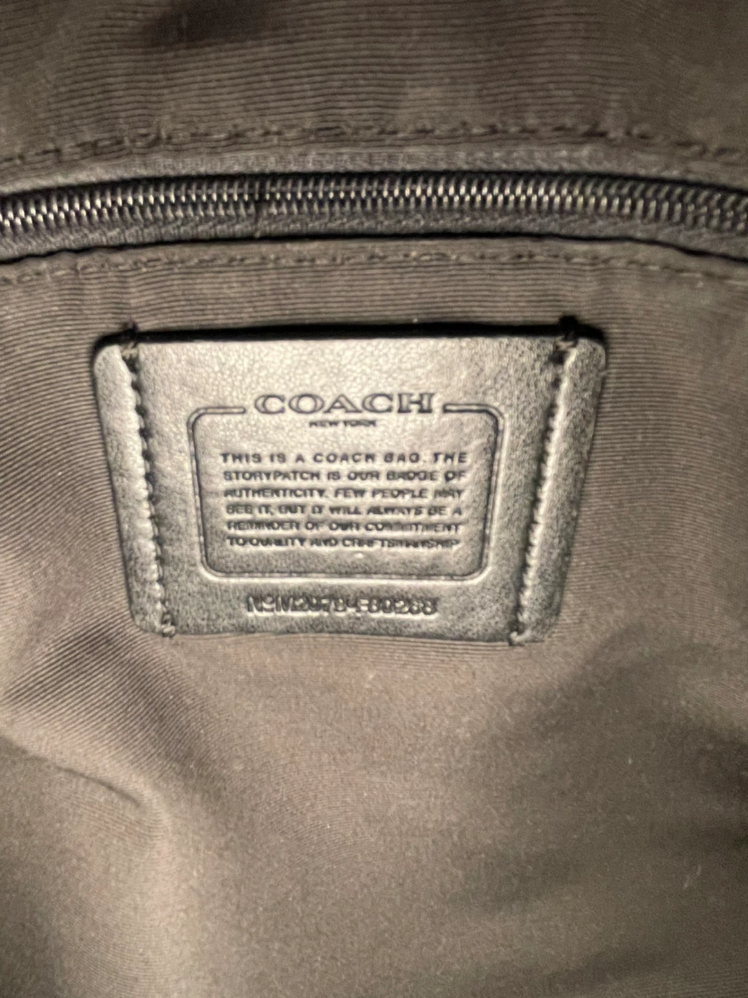Coach Black Leather Shoulder Bag - photo 2