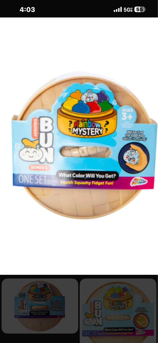 Squishy BUN Series 3 Rainbow Mystery One Set