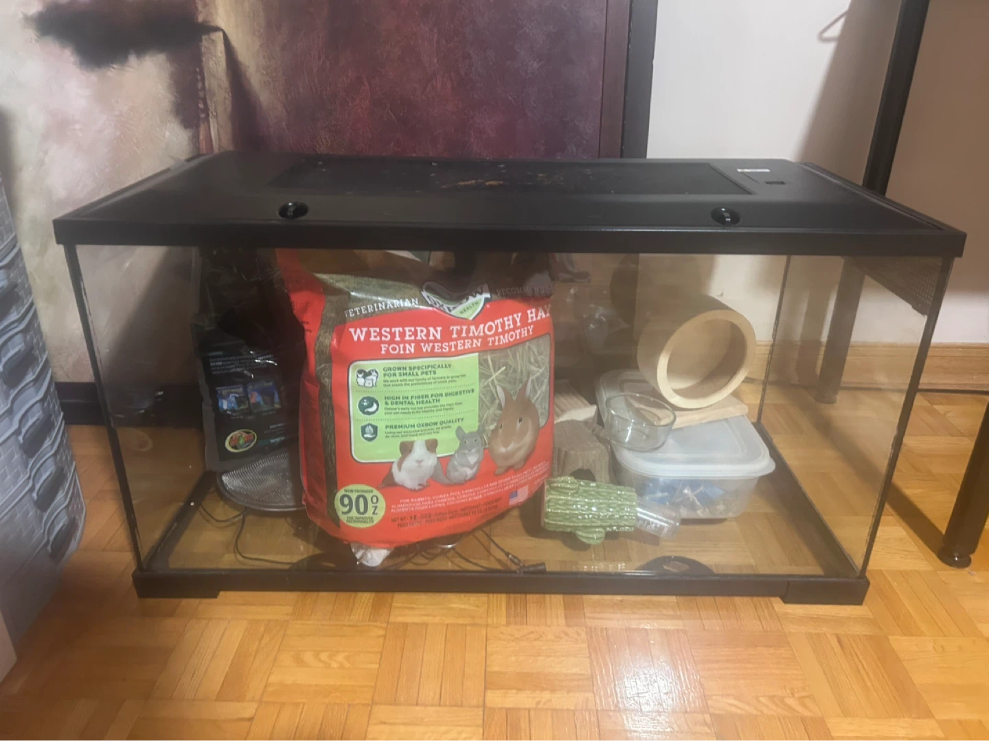 Hamster Tank + Accessories (Willing to Sell Separately)