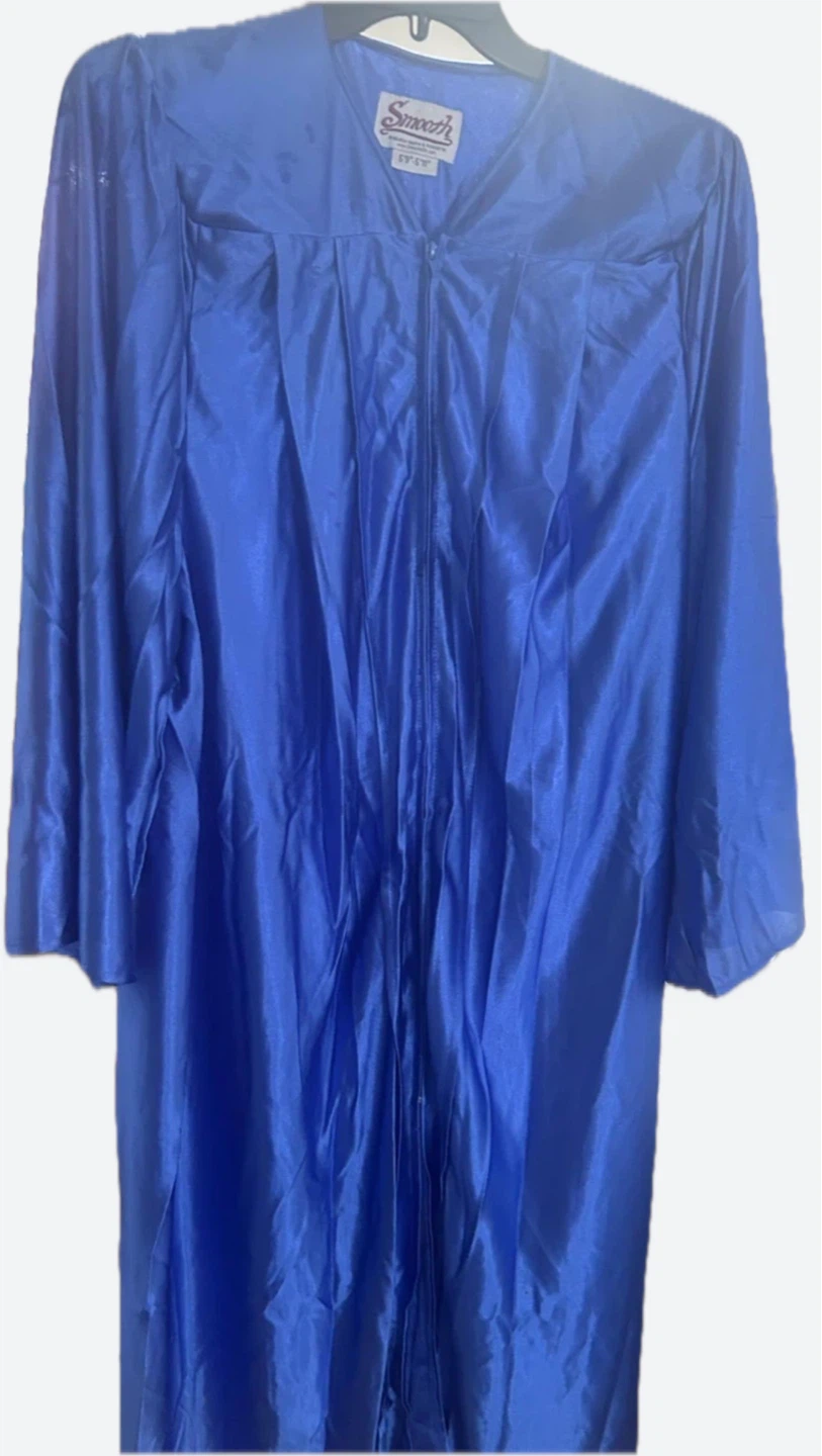 Blue Graduation Gown 5'9"-5'11" - photo 2