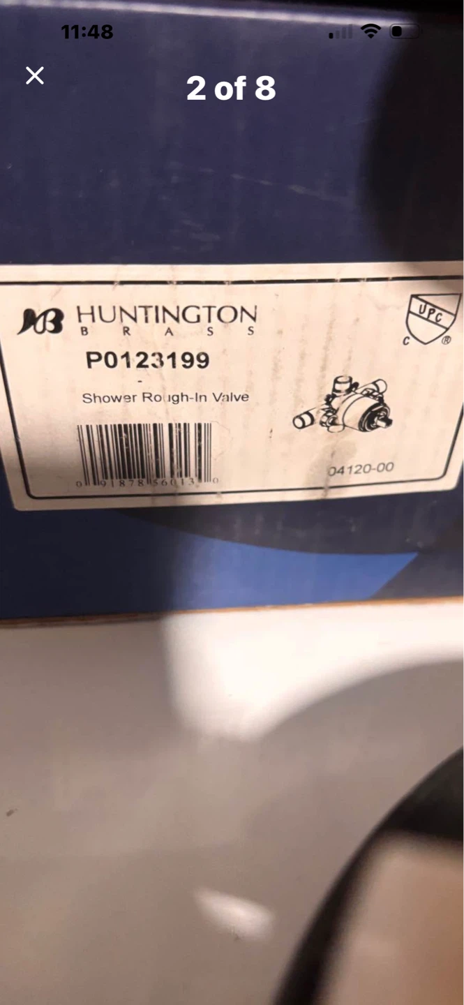 Huntington Brass Shower Rough-In Valve P0123199