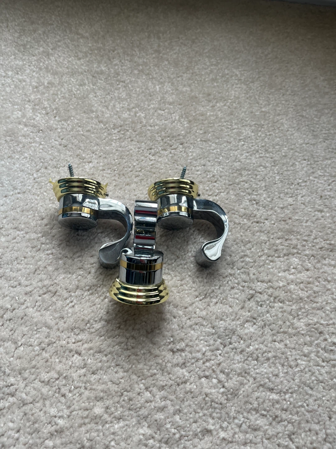 Chrome & Gold hooks