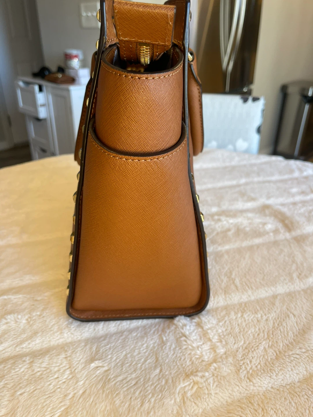 Michael Kors Studded Satchel Bag and Wallet Set - photo 4