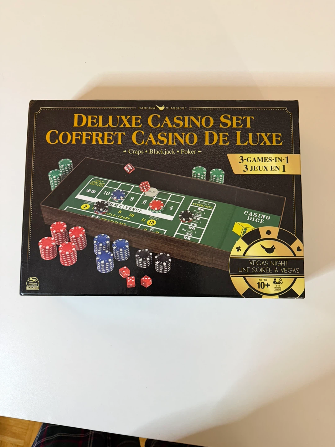 Cardinal Classics Deluxe Casino Set - 3 Games in 1 - photo 4