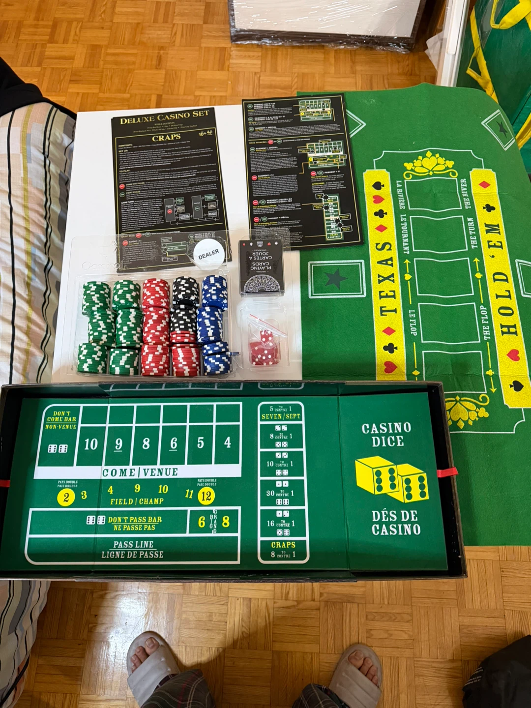 Cardinal Classics Deluxe Casino Set - 3 Games in 1