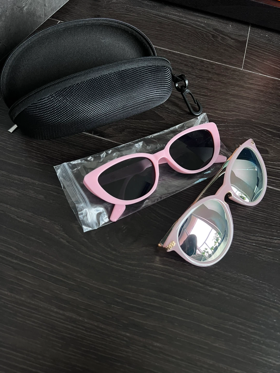 Pink Sunglasses Two Pairs New