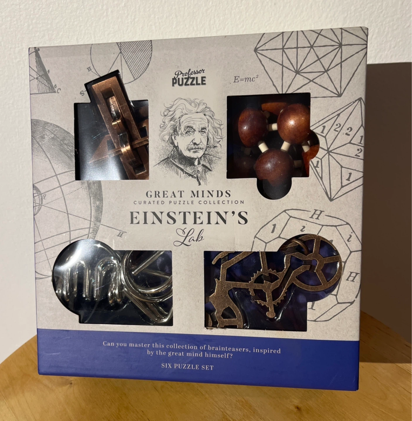 Professor Puzzle Einstein's Lab Six Puzzle Set