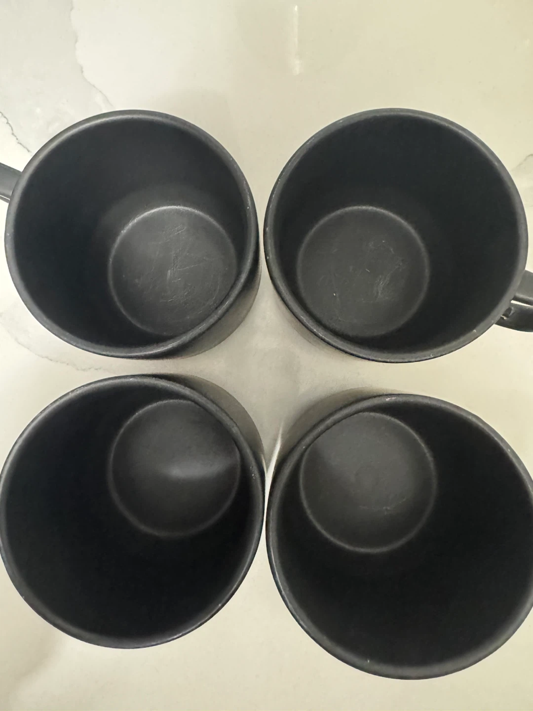 Set of 4 Black GLUCKSTEINHOME Stoneware Mugs - photo 2