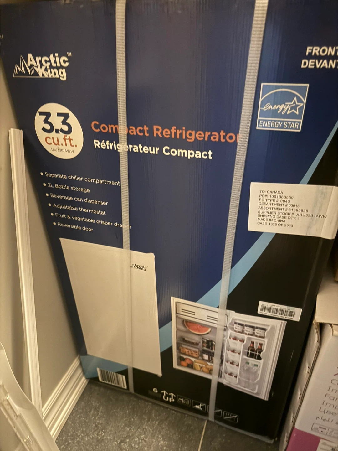 Arctic King 3.3 cu. ft. Compact Refrigerator