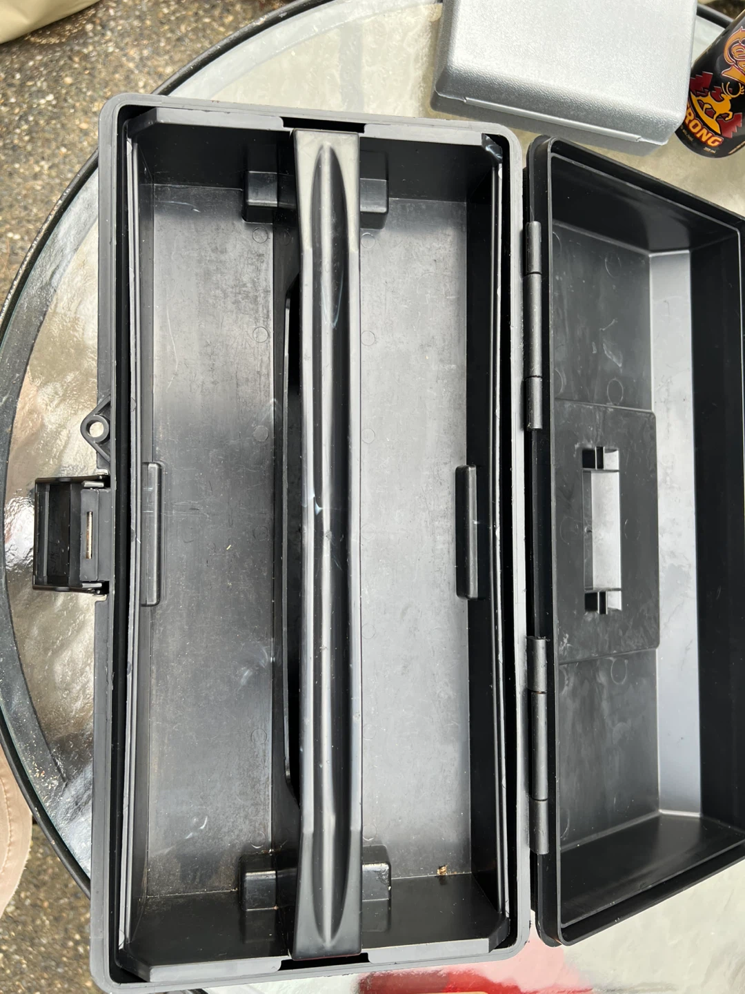 Black Plastic Toolbox - photo 3