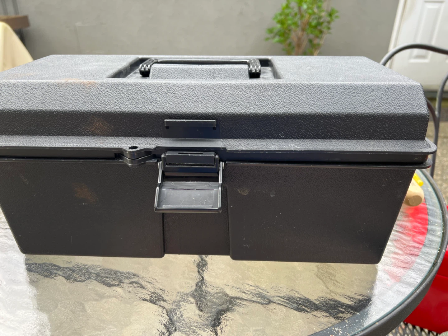 Black Plastic Toolbox