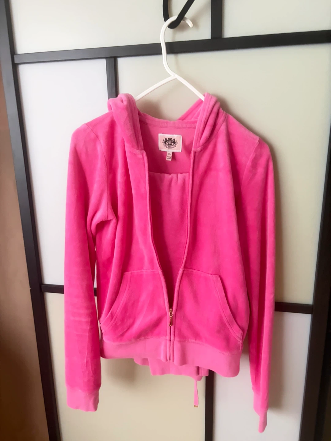 Juicy Couture Pink Velour Tracksuit Set - XS - photo 3