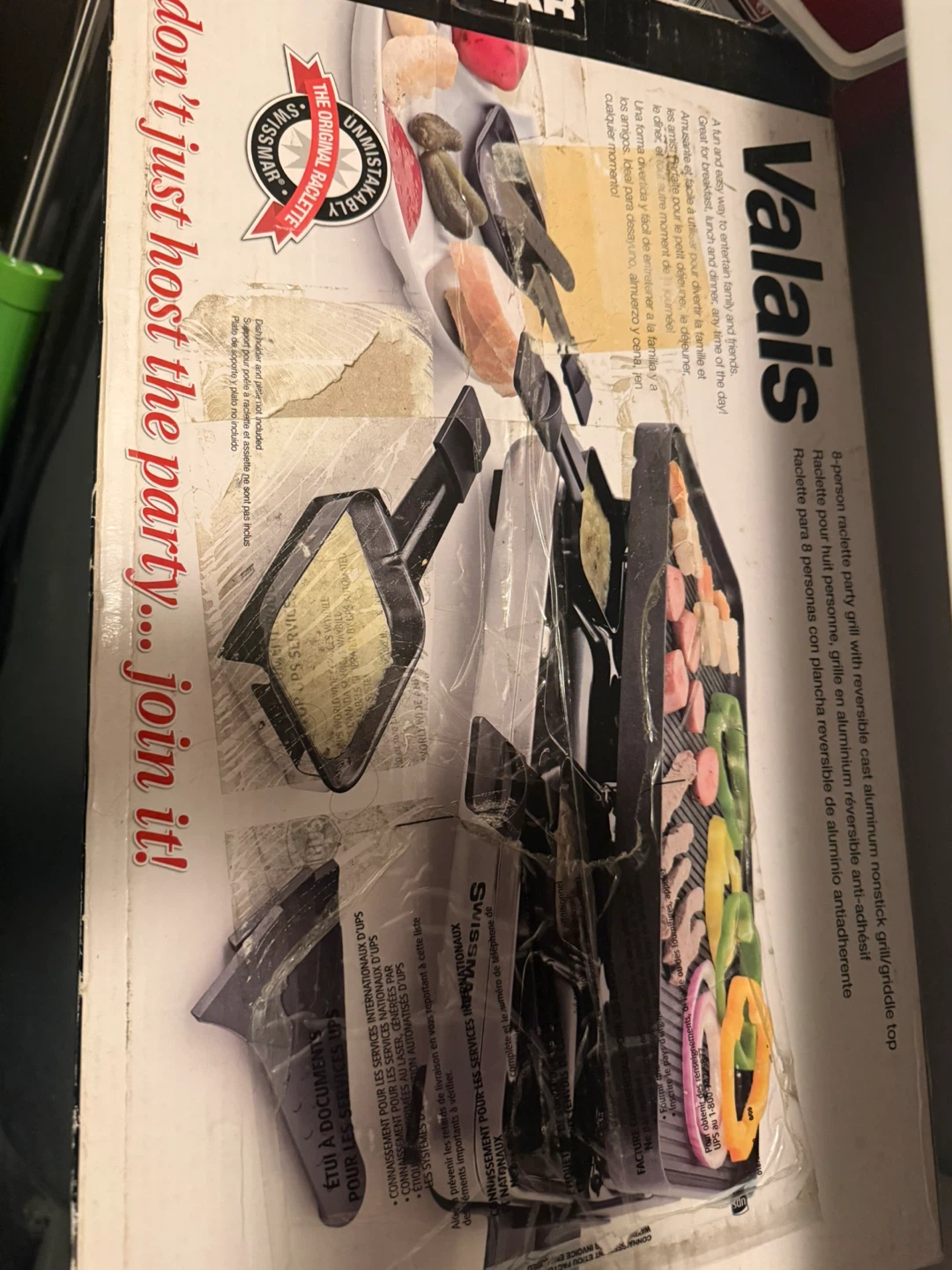 Swissmar Valais 8-Person Raclette Party Grill