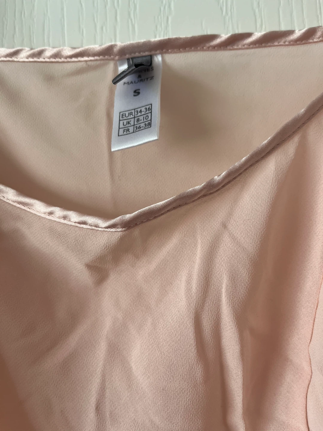 MAURITZ pink slip size S - photo 2