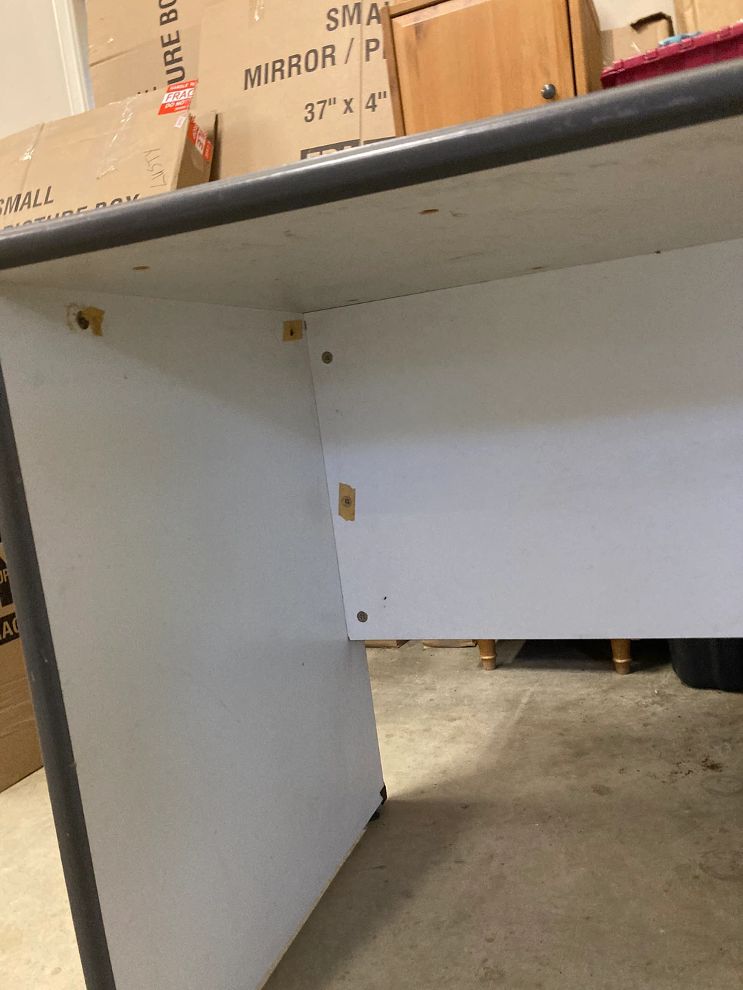 White and Grey Desk/table - photo 2