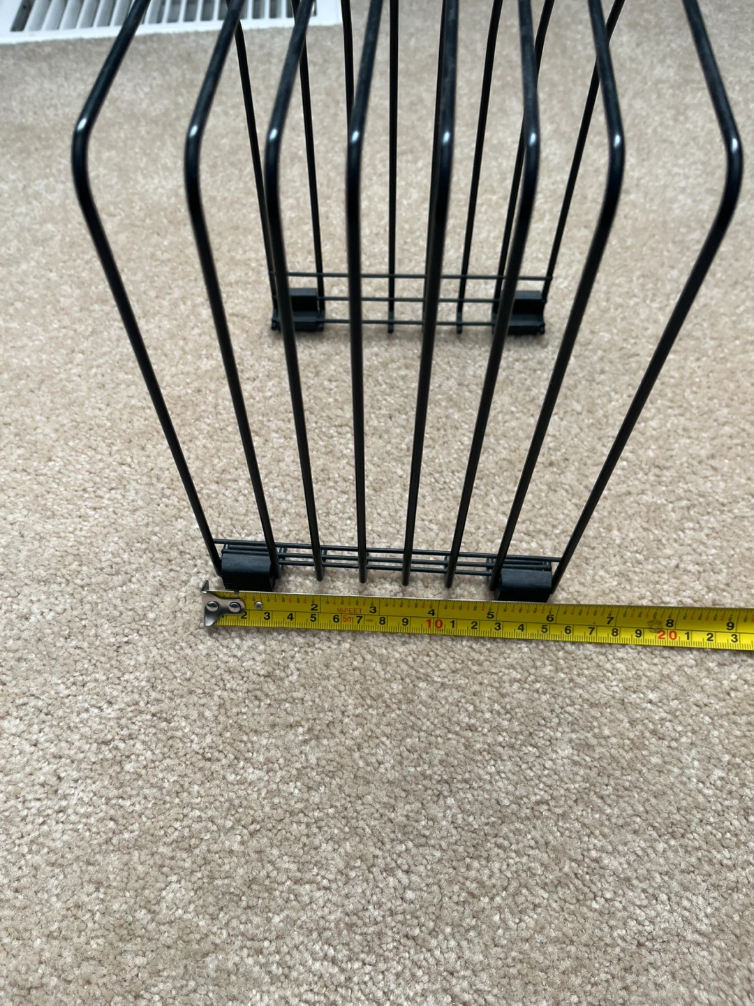 Black Metal Magazine File Holder Organizer - photo 5
