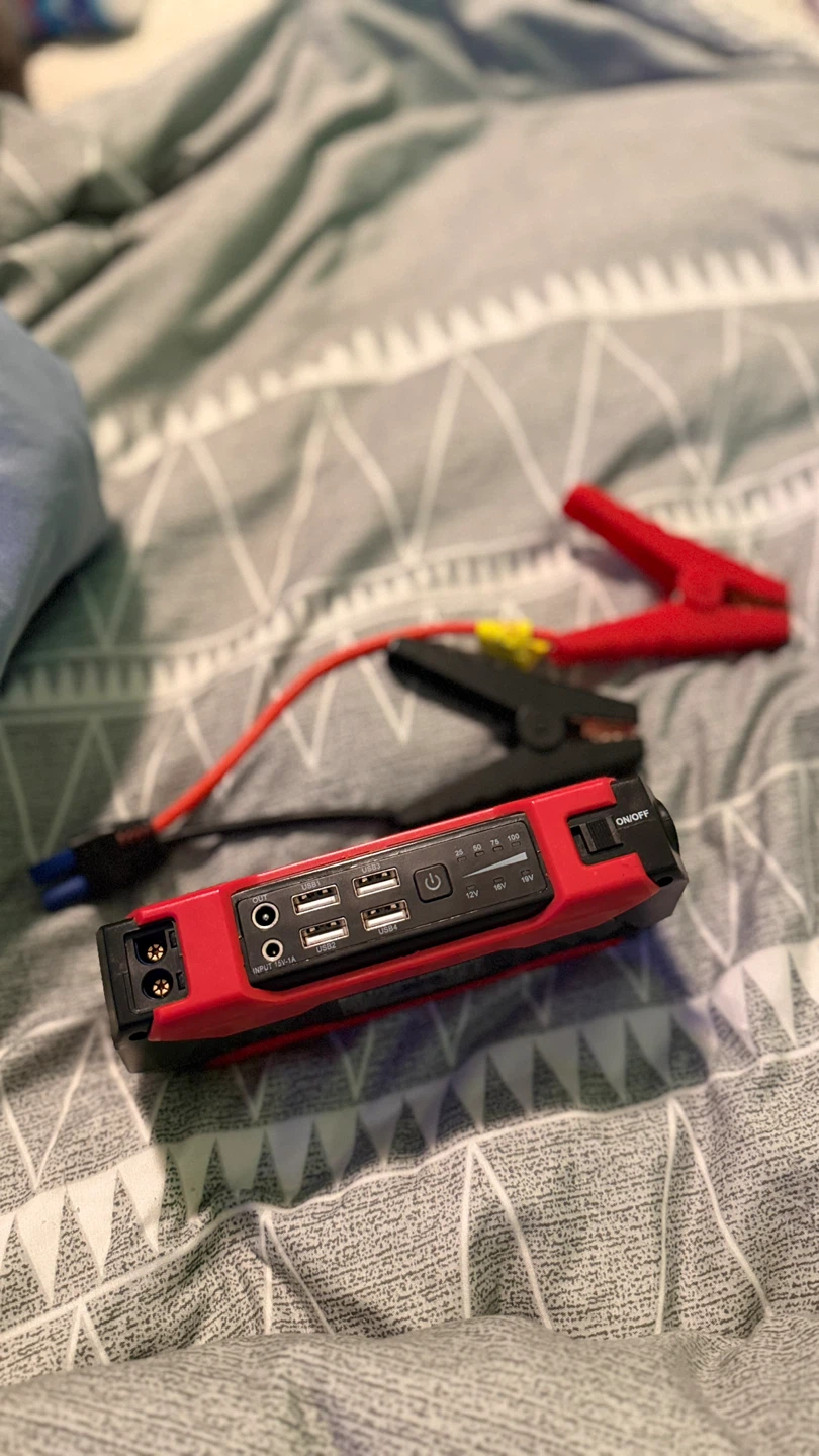 High-Power Portable Jump Starter & Power Bank - photo 2