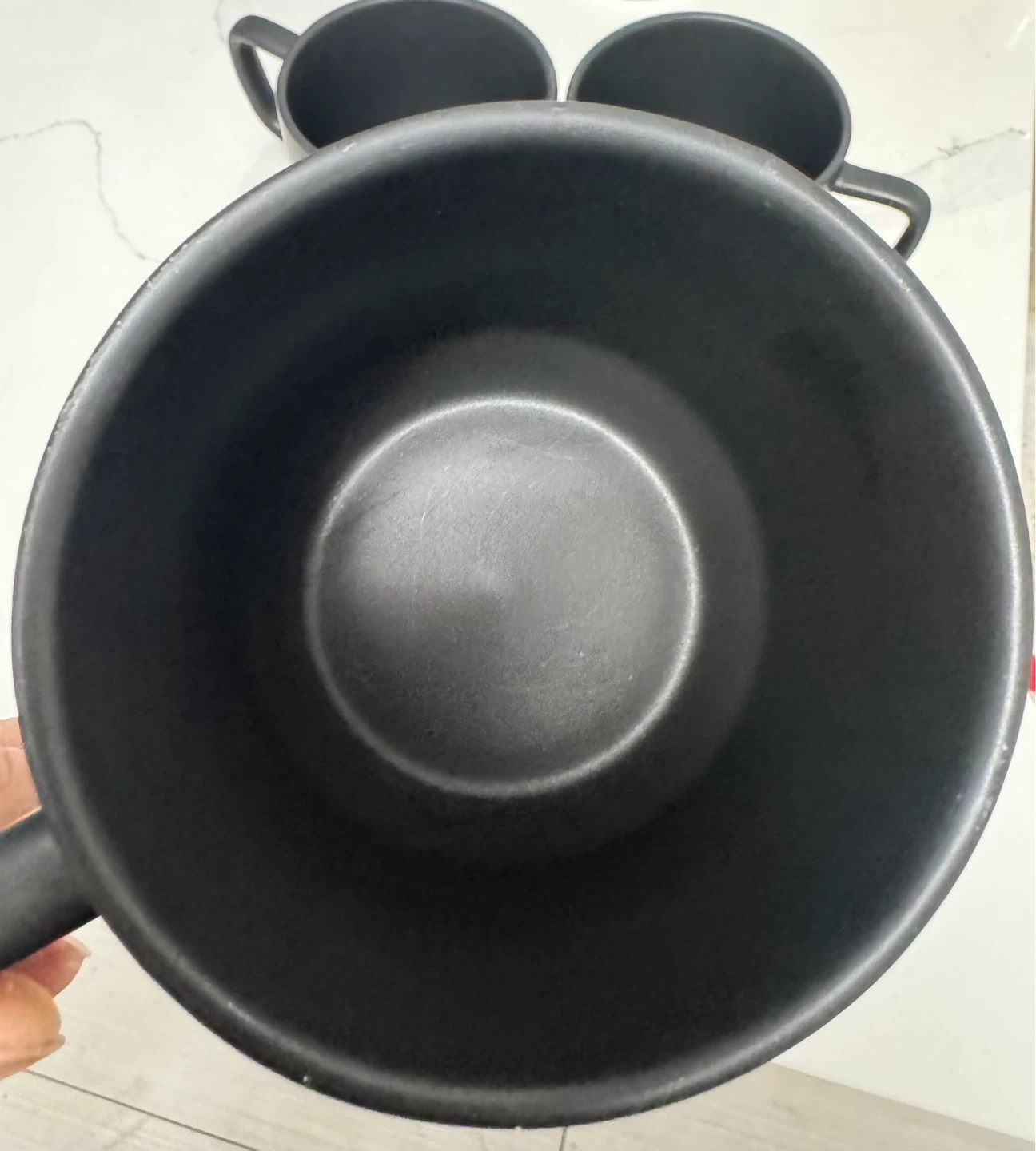 Set of 4 Black GLUCKSTEINHOME Stoneware Mugs - photo 5