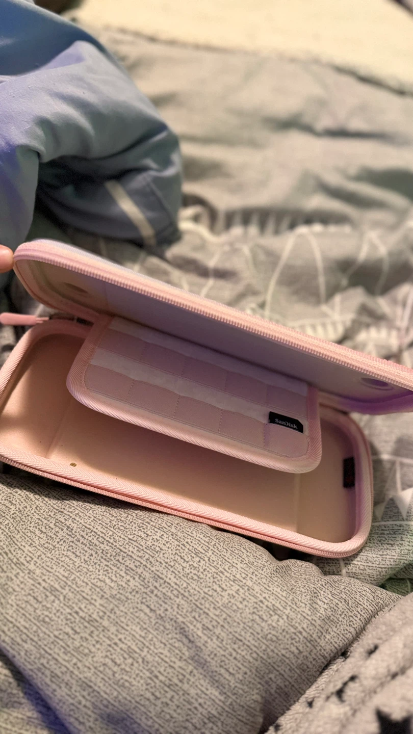 Pink Nintendo Switch Carrying Case with Accessories - photo 2