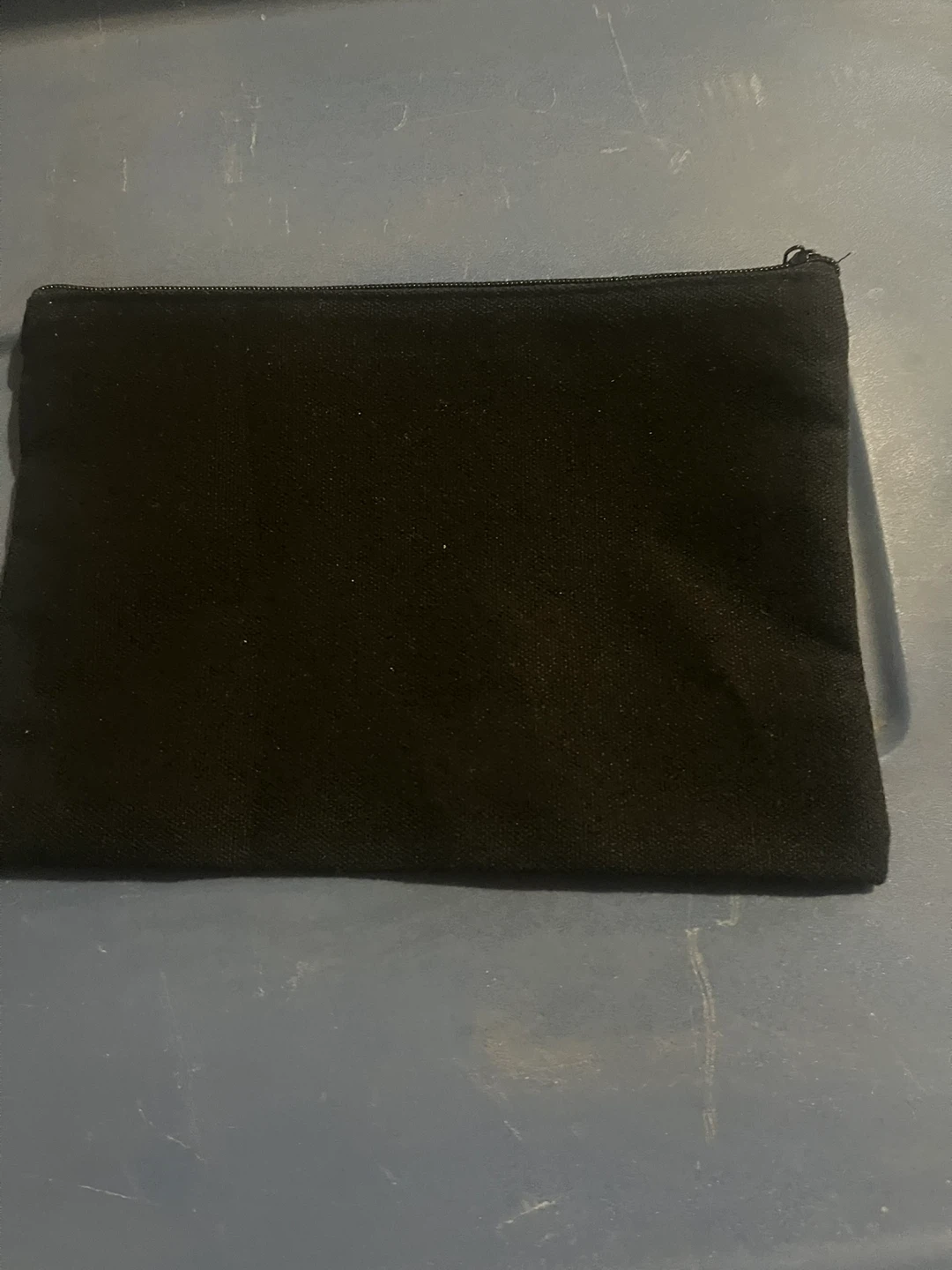 Black Pouch with Floral 'M' Design - photo 2