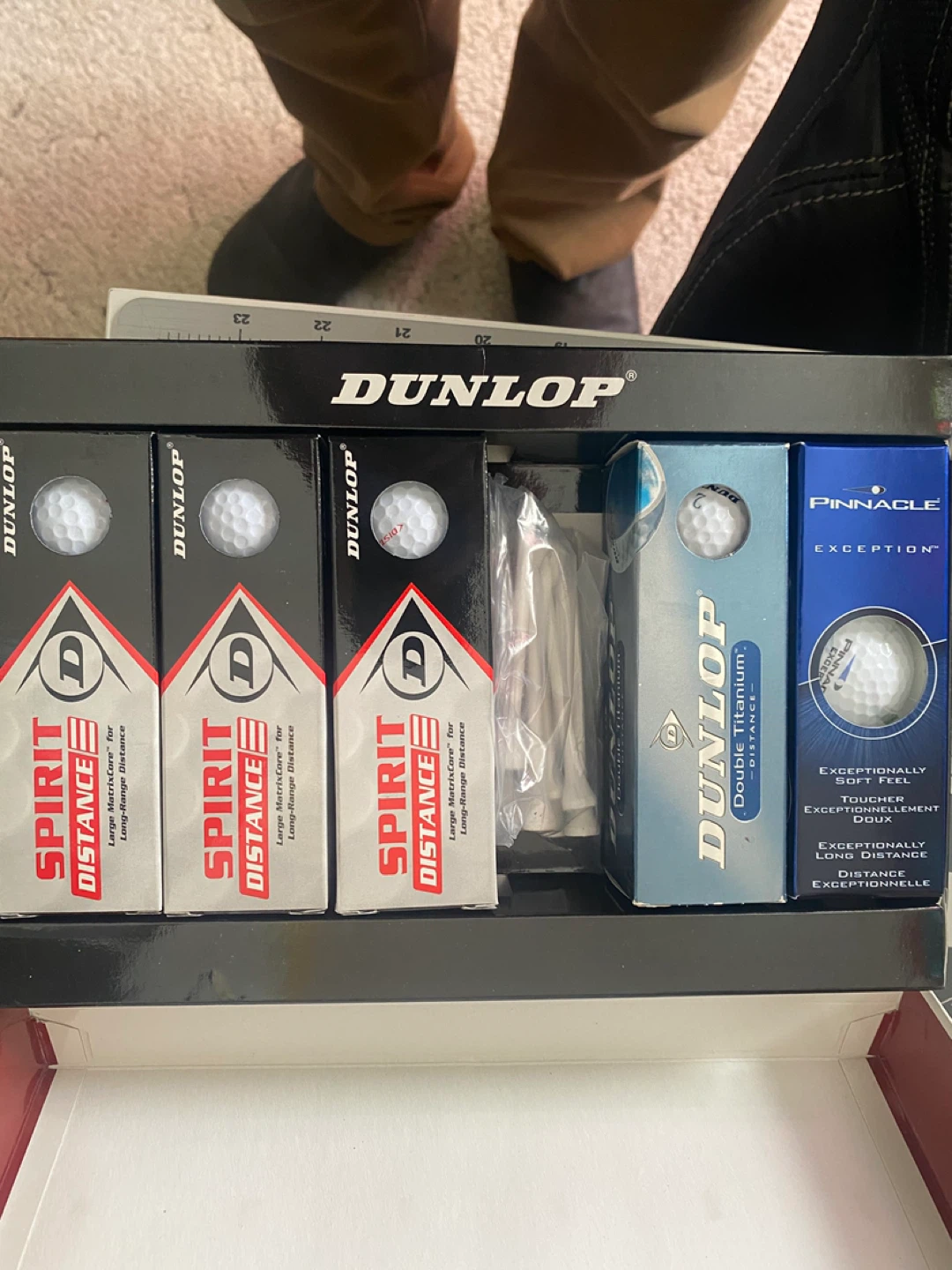 Dunlop and Pinnacle Golf Balls